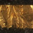 Gold plaque (11 x 5 cm) engraved with a Greek text of five and a half lines found during preliminary exploration of the southern sector of Heracleion. It is an example of the plaques added to foundation deposits as dedications from donators, here king, Ptolemy III (246–222 BC), who commissioned the building.